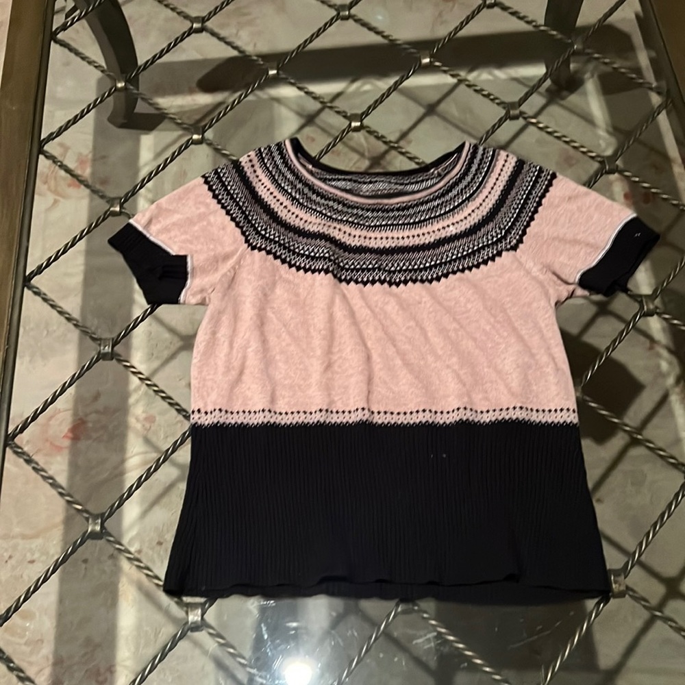 Zara Argyle Sweater. Missing Label - image 1